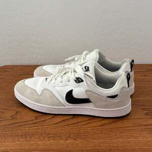 Nike SB Alleyoop Skate Shoes White/Black CJ0882-100 Men’s 12